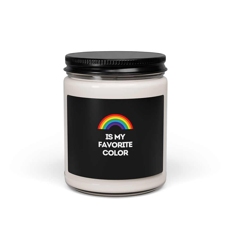 Thumbnail: Rainbow is My Favorite Color Coconut Cream + Cardamom Scented Soy Candle, 9oz