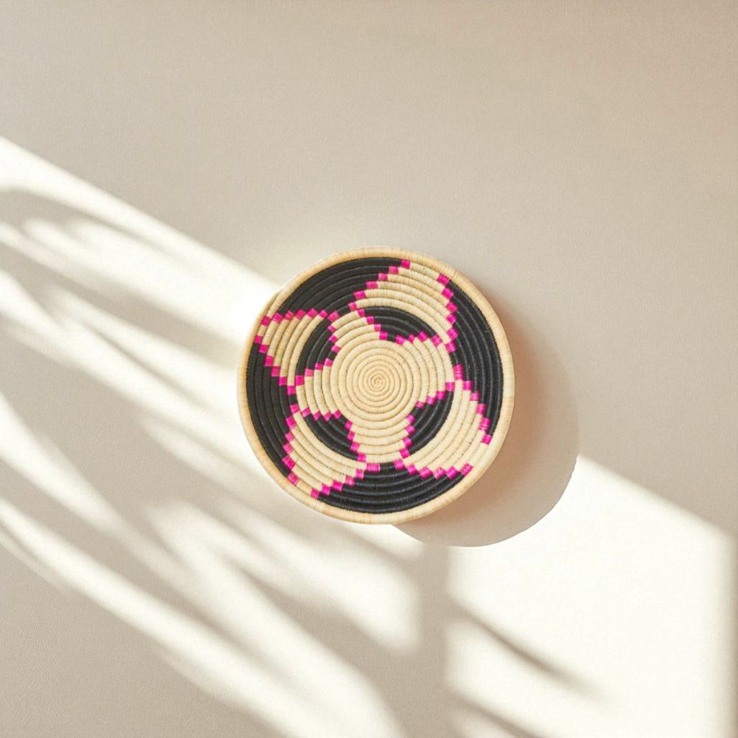 Bloom Flower Plateau | Handwoven Sisal & Sweetgrass Basket