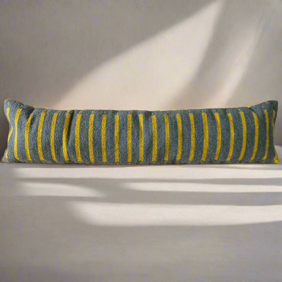 LOOM Imports Lumbar Pillow № 4 | Handwoven Wool Lumbar Pillow from Mexico