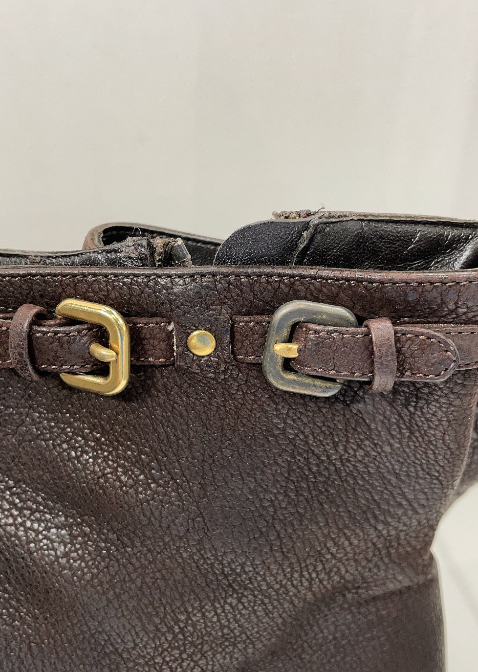 Thumbnail: Prada Brown Leather Ankle Boot (Size 9)