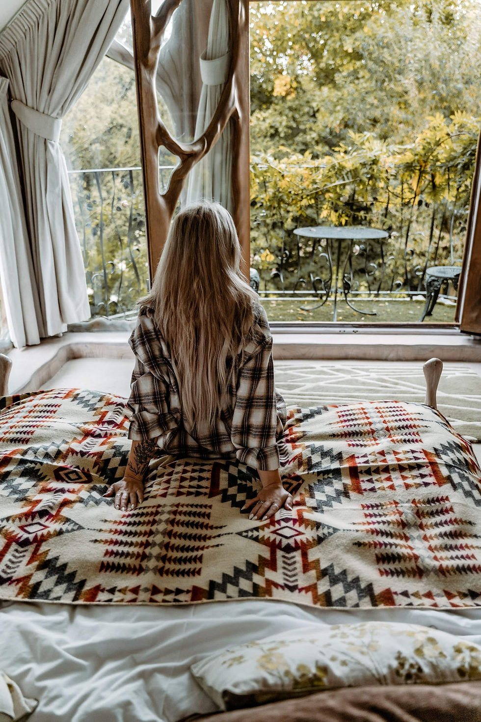 Secoya Blanket in Campfire Ash