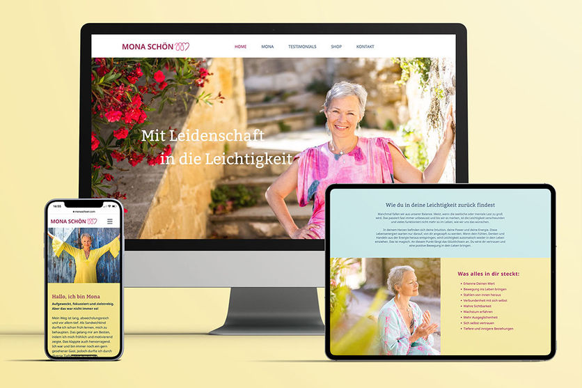 Website Design Mona Schön