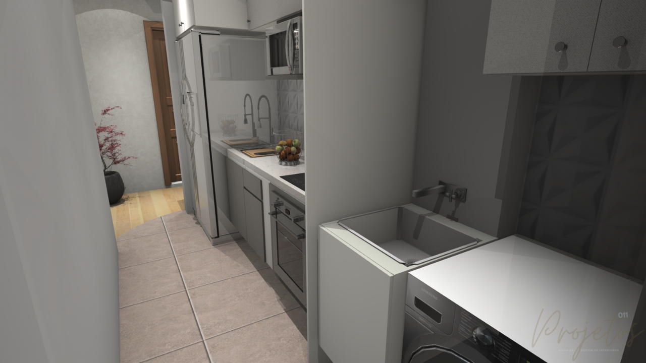 Projeto Art Bela Vista, Planta de 64 m² com 2 Suítes   