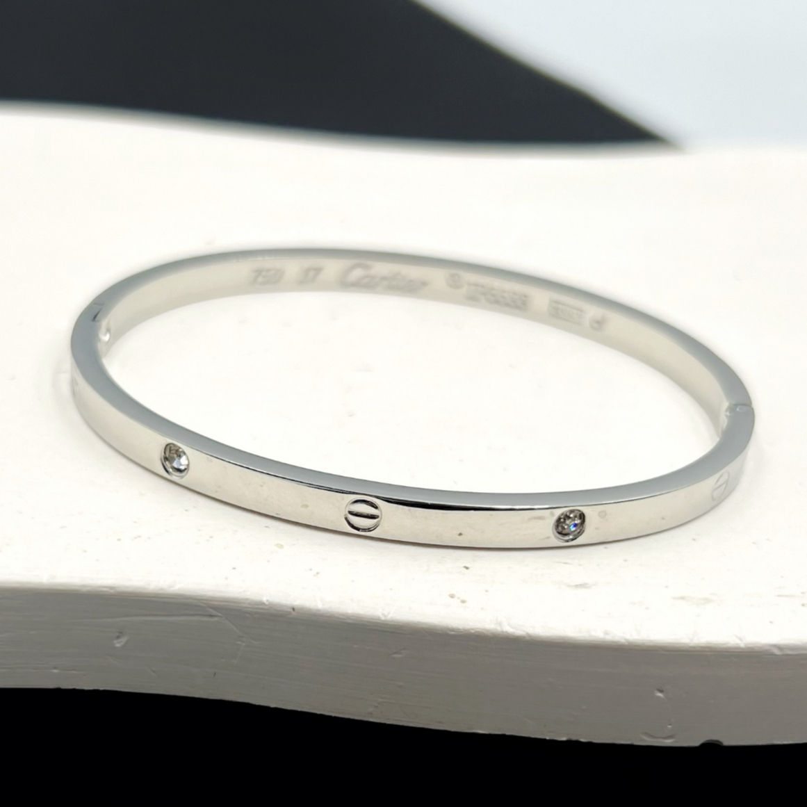 Stainless Steel ГУРТ : Браслет родій Cartier з камінням | Оптовий Постачальник