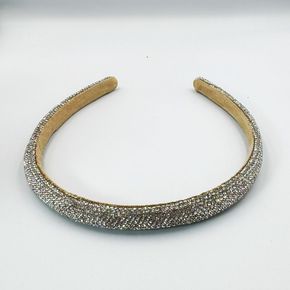 Прев'ю: Обруч ГУРТ : Обруч для волосся об'ємний зі стразами | Оптовий Постачальник