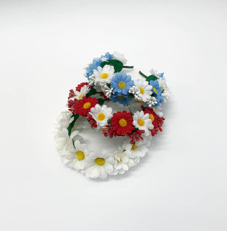 Обруч ГУРТ : Обруч "Ромашки" | Оптовий Постачальник Біжутерії
