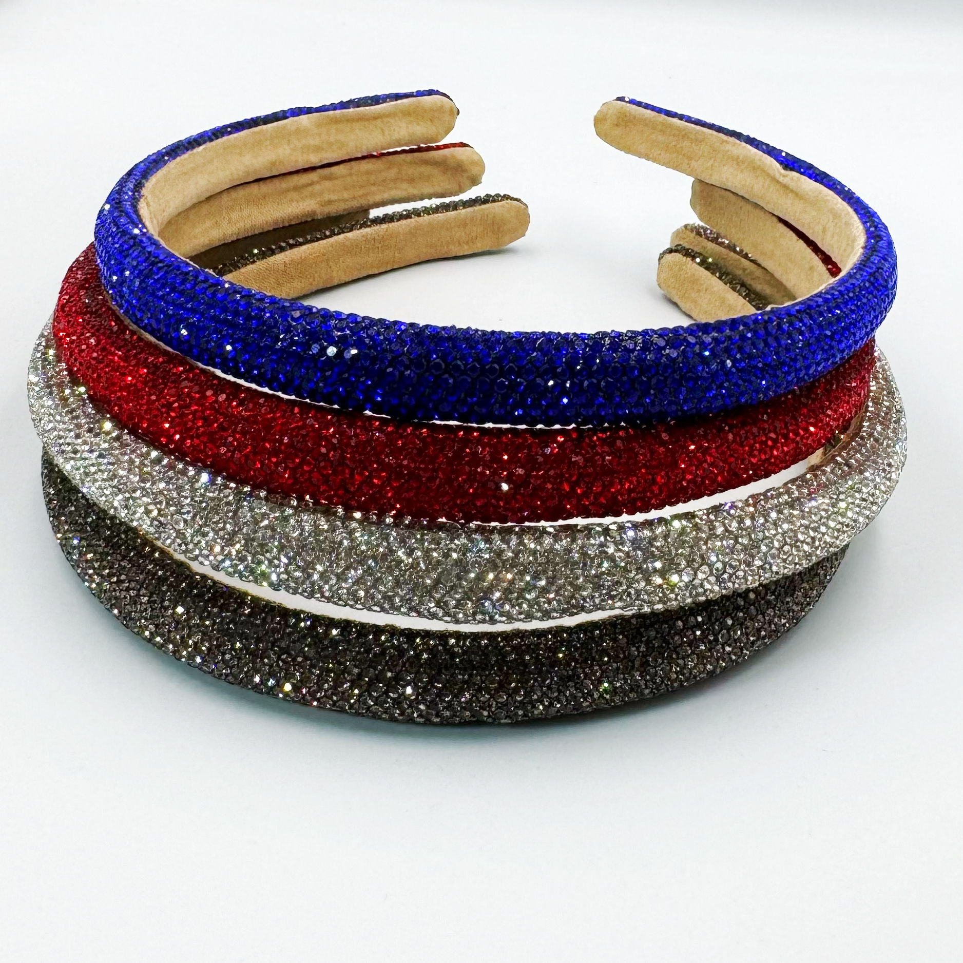 Обруч ГУРТ : Обруч для волосся об'ємний зі стразами | Оптовий Постачальник