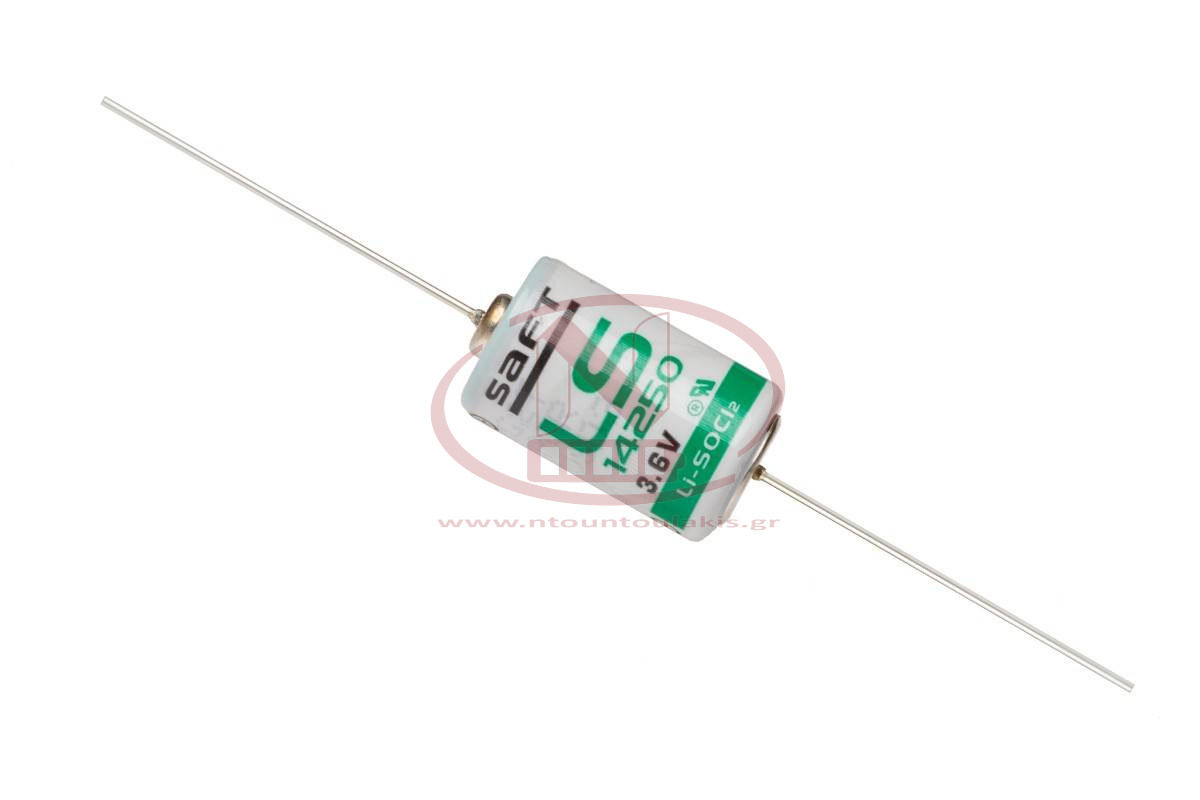 Μπαταρία SAFT LS14250 / 1/2 AA με axial solder wires (CNA) - 3.6V