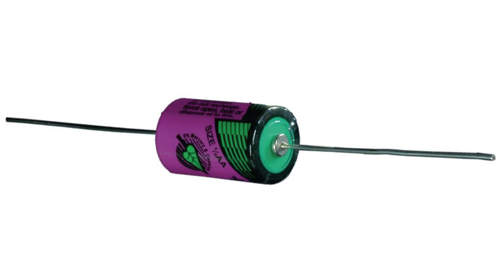 Μπαταρία Tadiran SL-350/P 1/2AA με axial solder wires (CNA) - 3.6V