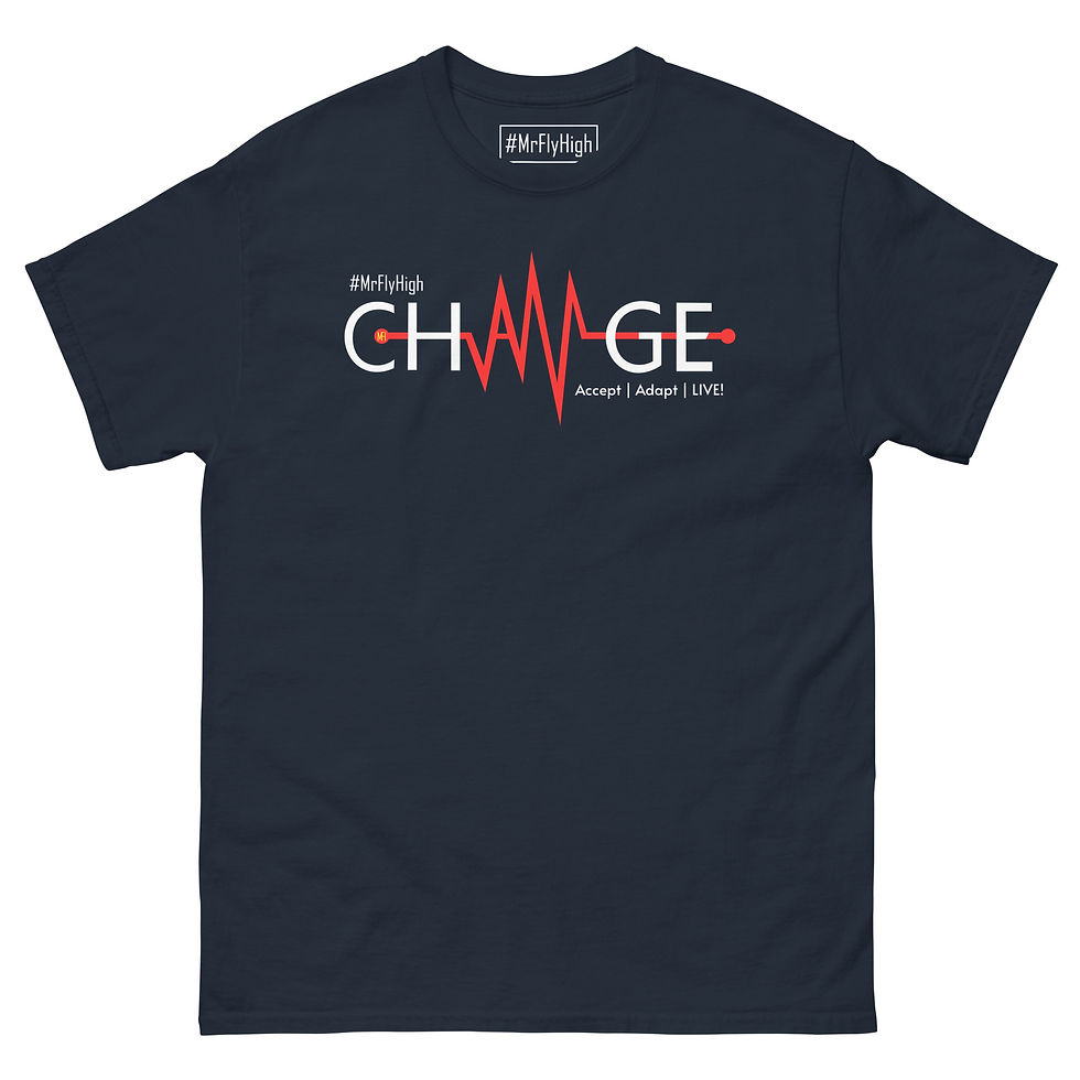 Thumbnail: #MrFlyHigh | Unisex Dark Tee | CHANGE Edition