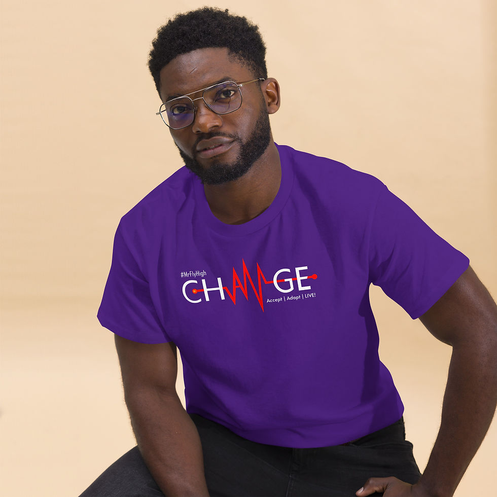 Thumbnail: #MrFlyHigh | Unisex Dark Tee | CHANGE Edition