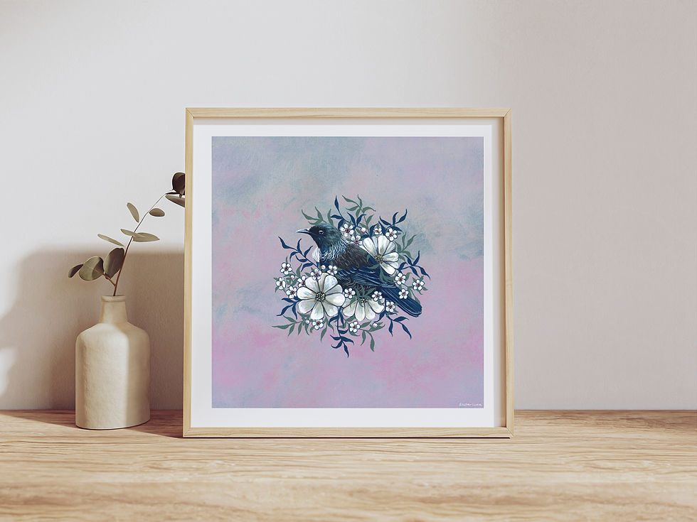 Thumbnail: Blooming Tui Print