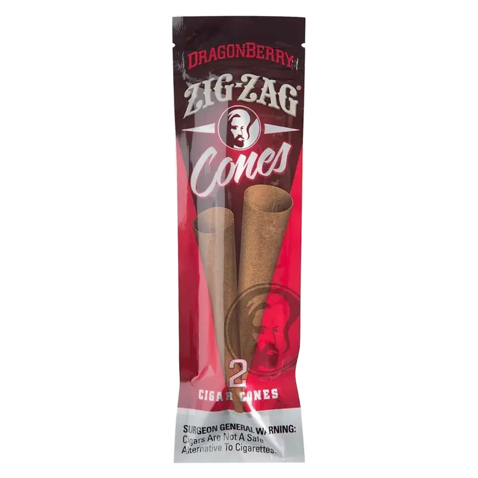 Thumbnail: Zig Zag Cigar Cones DRAGONBERRY  2 Cones Per 15 Pack