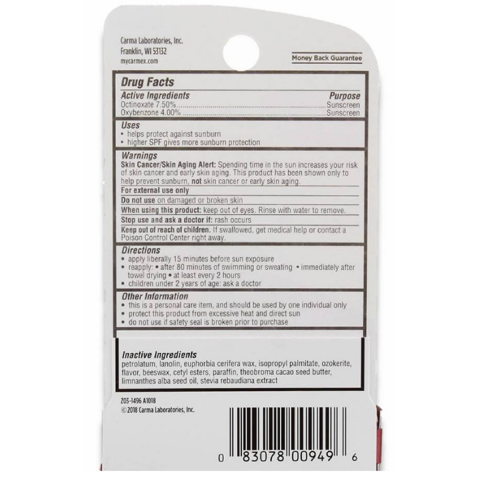 Thumbnail: Carmex Classic Medicated Cherry Flavor Sticks .15 Oz. (Pack of 2)