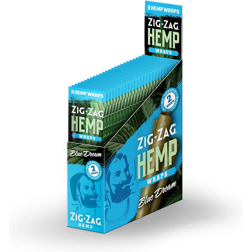 Thumbnail: ZIG-ZAG Natural Wraps Non GMO 2 Wraps Per Pack 25 Pack (BLUE DREAM)