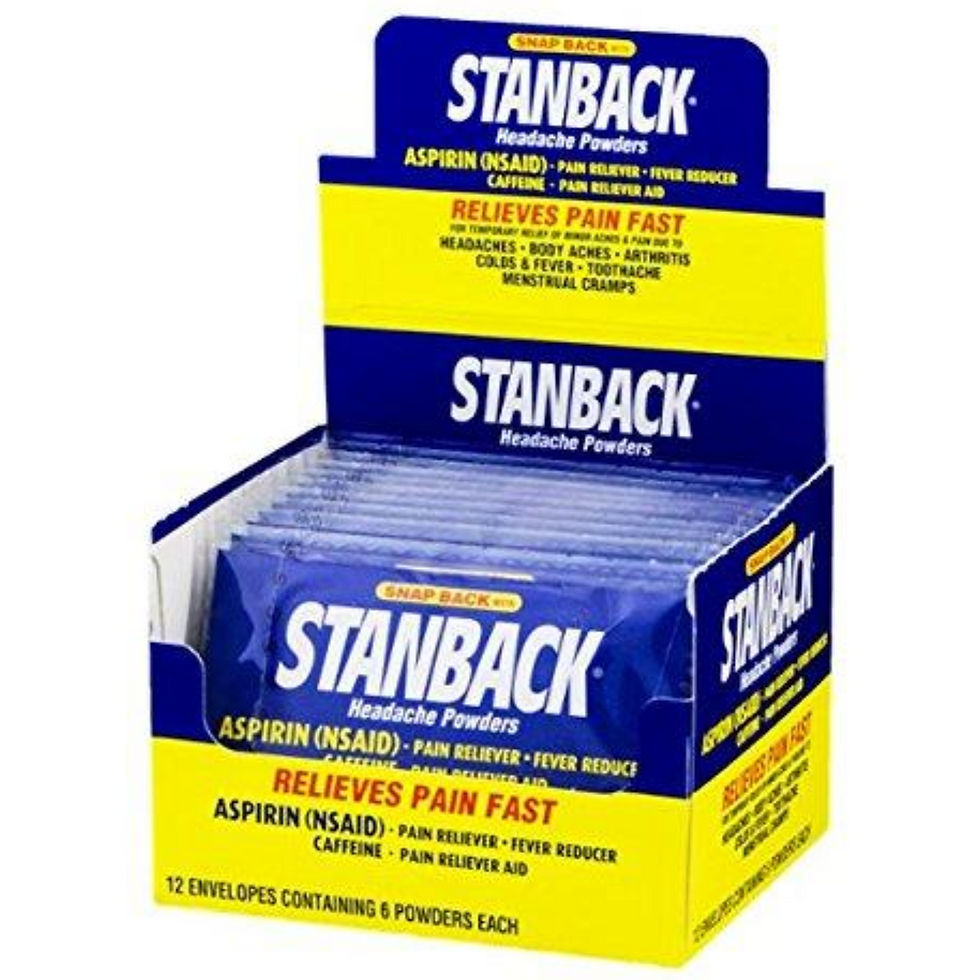 Thumbnail: Stanback Headache Powders On-The-Go 6 Powders Each Packet (Box Of 12)