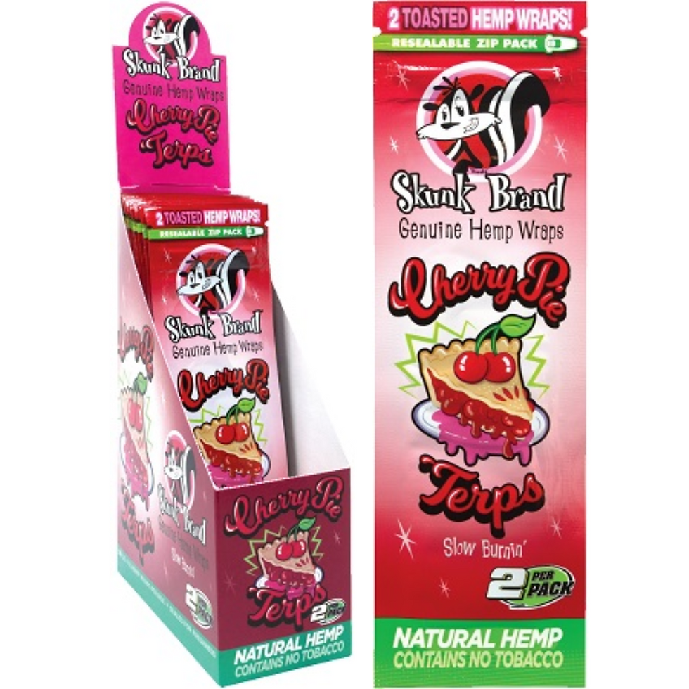 Thumbnail: Skunk Brand Terp Enhanced Cherry Pie Hemp Wraps