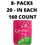 Thumbnail: CAREFREE Original Regular Fresh Scent To-Go Pantiliners, Fresh Scent 20 ea.(8PK)