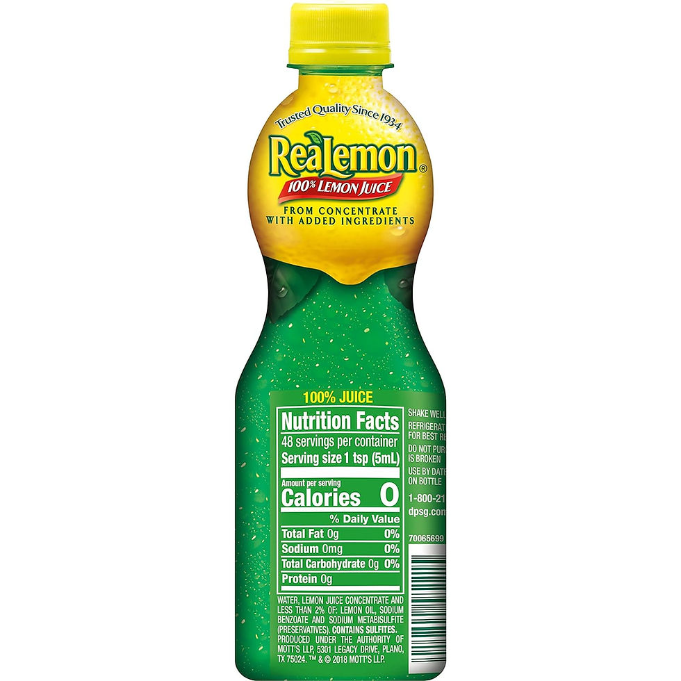 Thumbnail: ReaLemon 100 Percent Lemon Juice, 8 FL. Oz., Per Bottle (Pack Of 12)