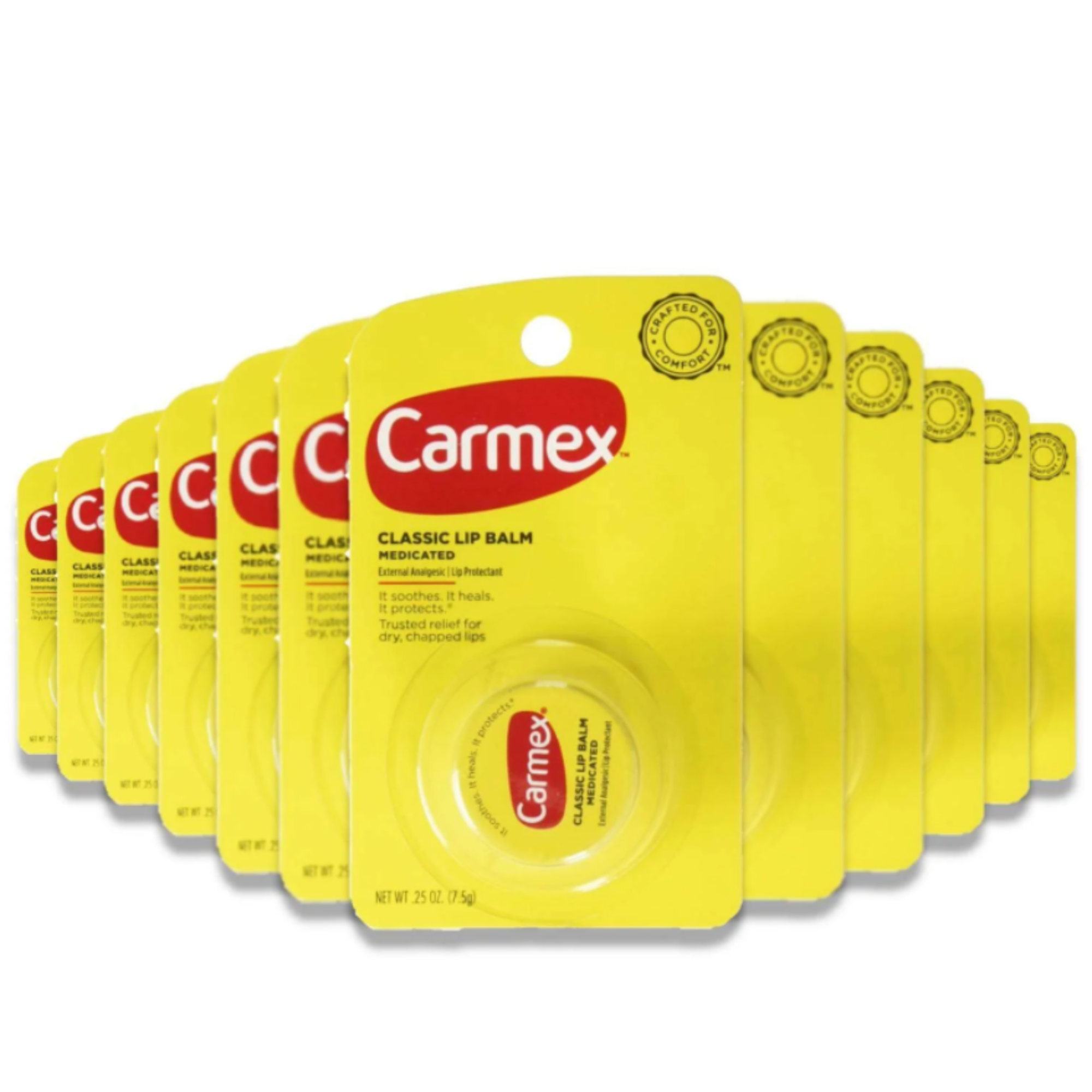 Carmex Classic Original Flavor JAR Blister .25 Oz. (Pack of 12)