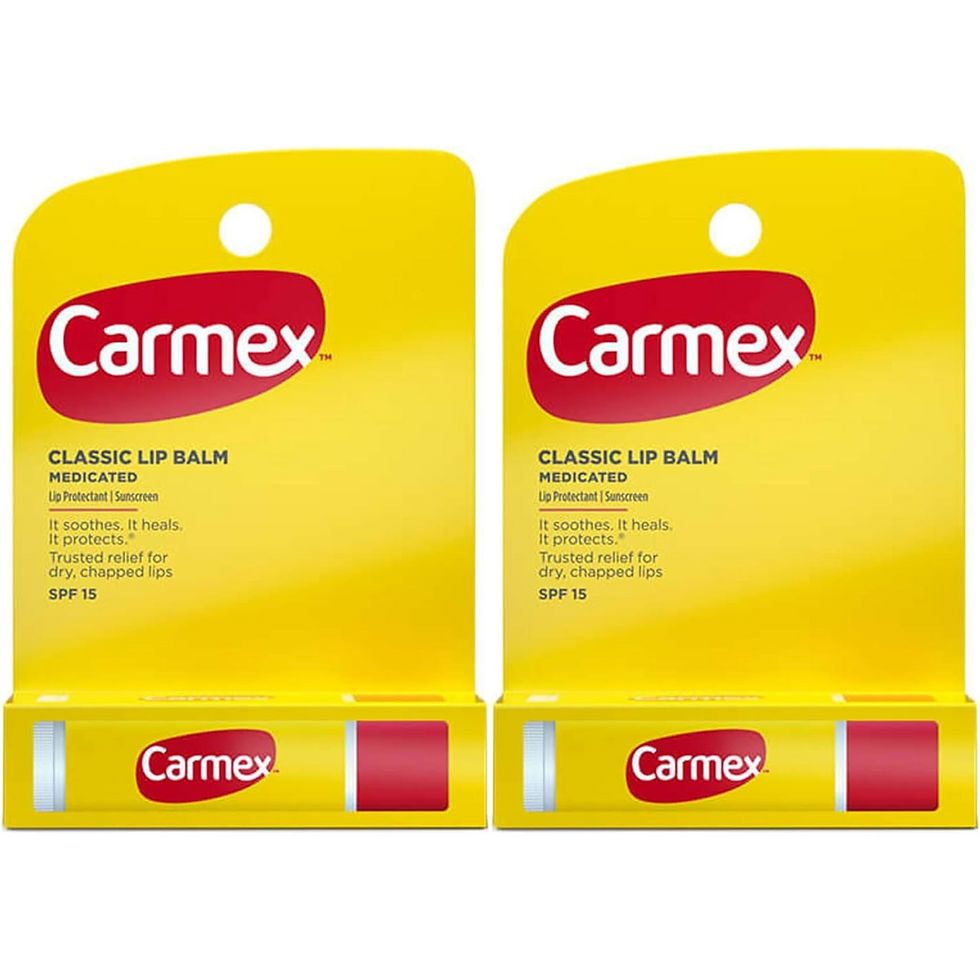 Carmex Classic Medicated Original Flavor Sticks .15 Oz. (Pack of 2)