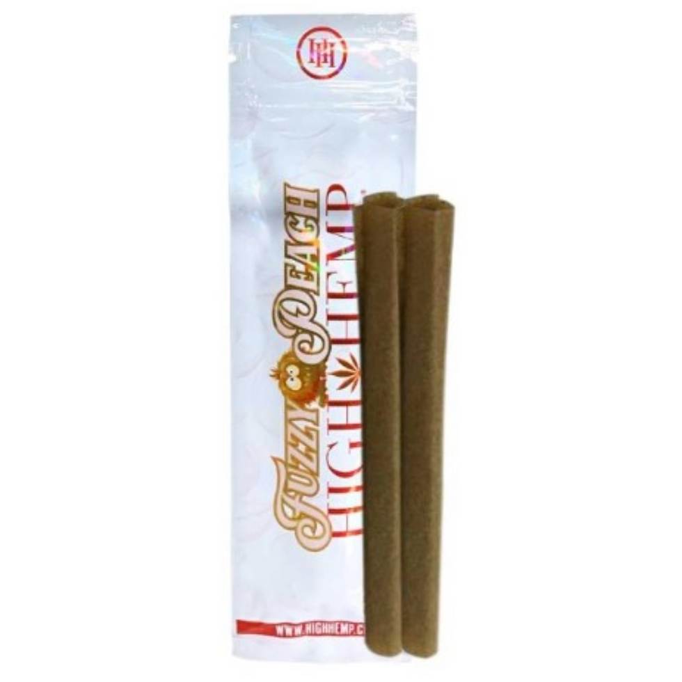 Thumbnail: High Hemp Fuzzy Peach Organic Wraps GMO and Tobacco Free Vegan Approved