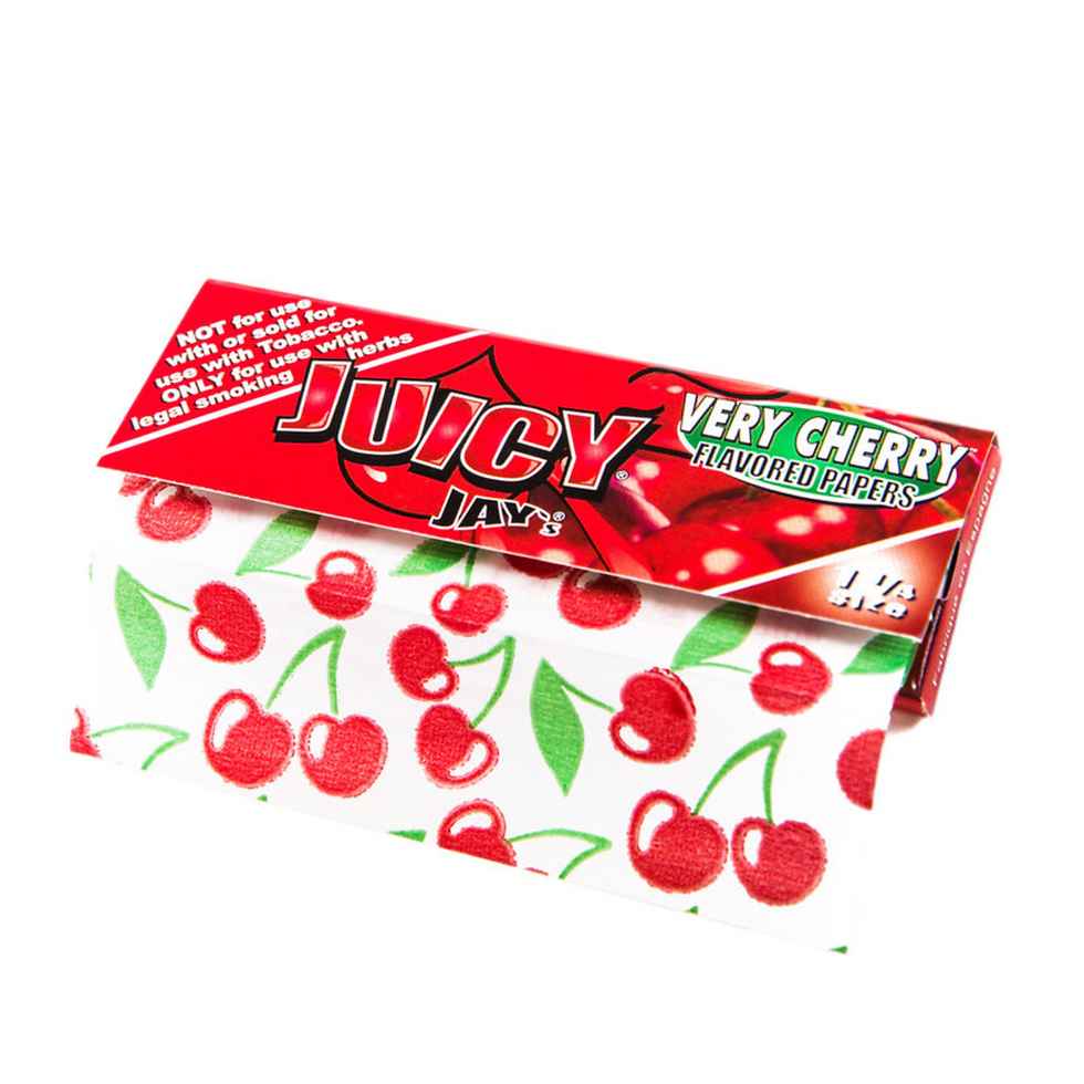 Thumbnail: Juicy Jay's Very Cherry 1 1/4 Hemp Rolling Papers Box of 24