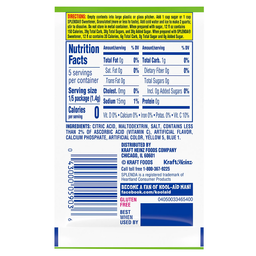 Thumbnail: Kraft Kool Aid Green Apple Beverage 5 CASE BUNDLE DEAL