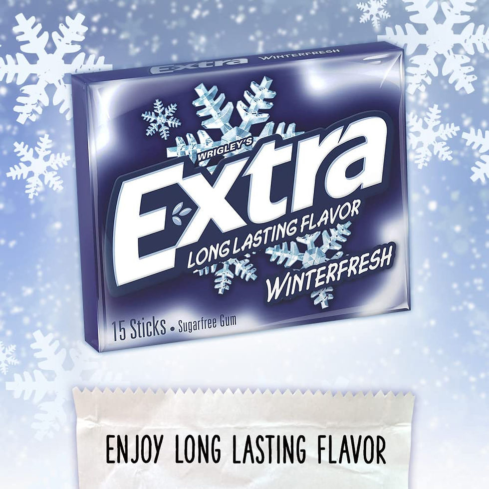 Thumbnail: EXTRA Winter Fresh  Sugarfree Chewing Gum, 15 Pieces Each Pack (Pack of 20)