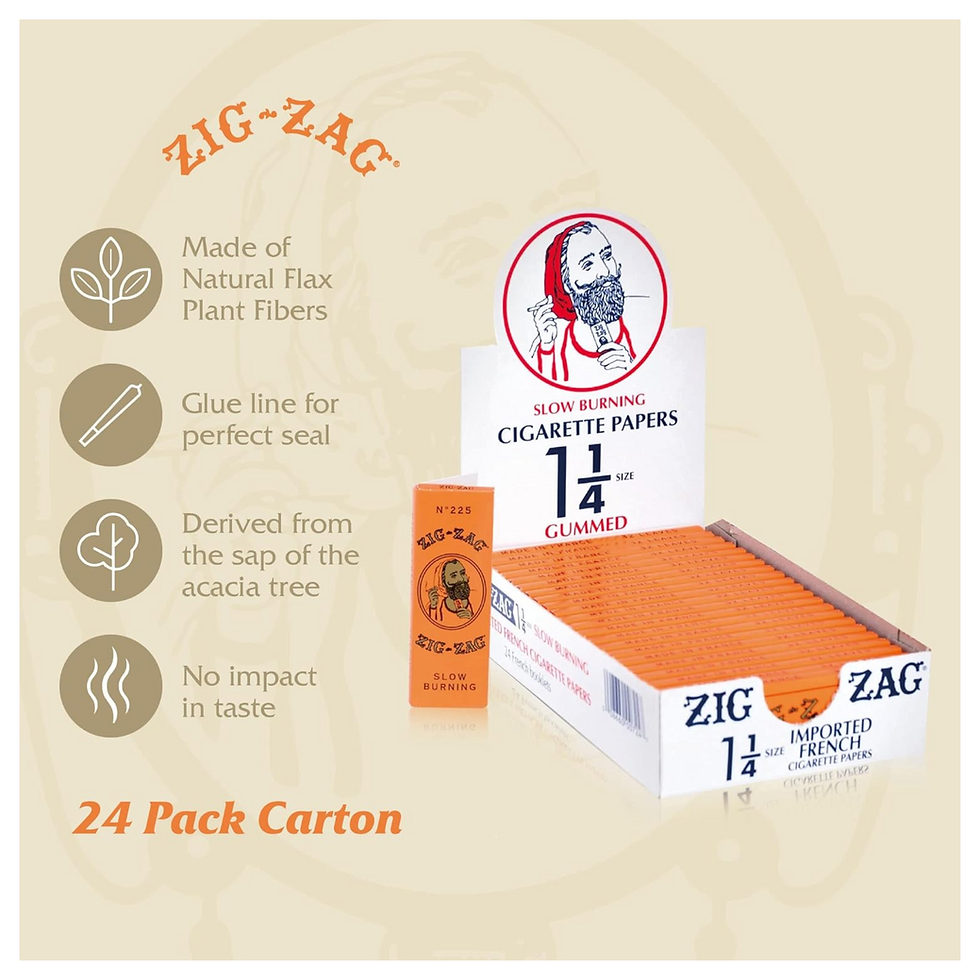 Thumbnail: Zig-Zag Rolling Papers 1 1/4 French Orange Rolling Papers 24 Pack Carton