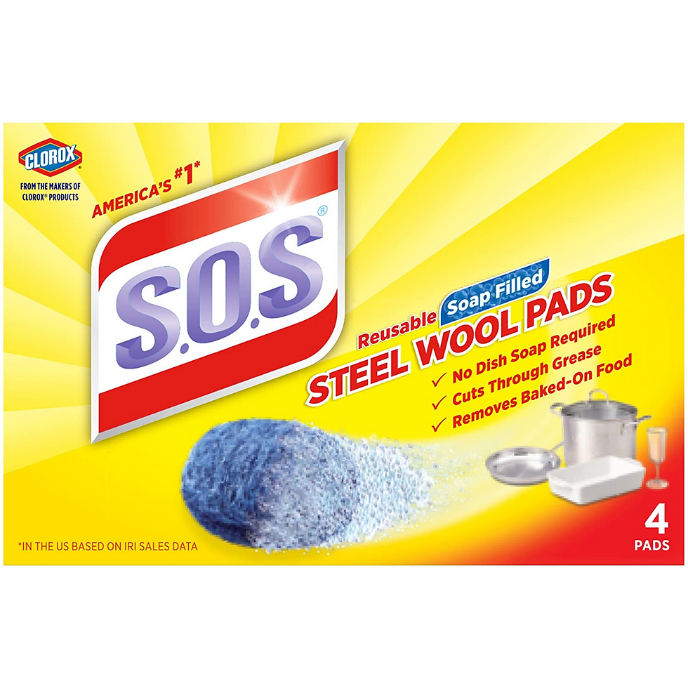 Thumbnail: S.O.S. Steel Wool Soap Pads 4 Count Each (2 Pack)