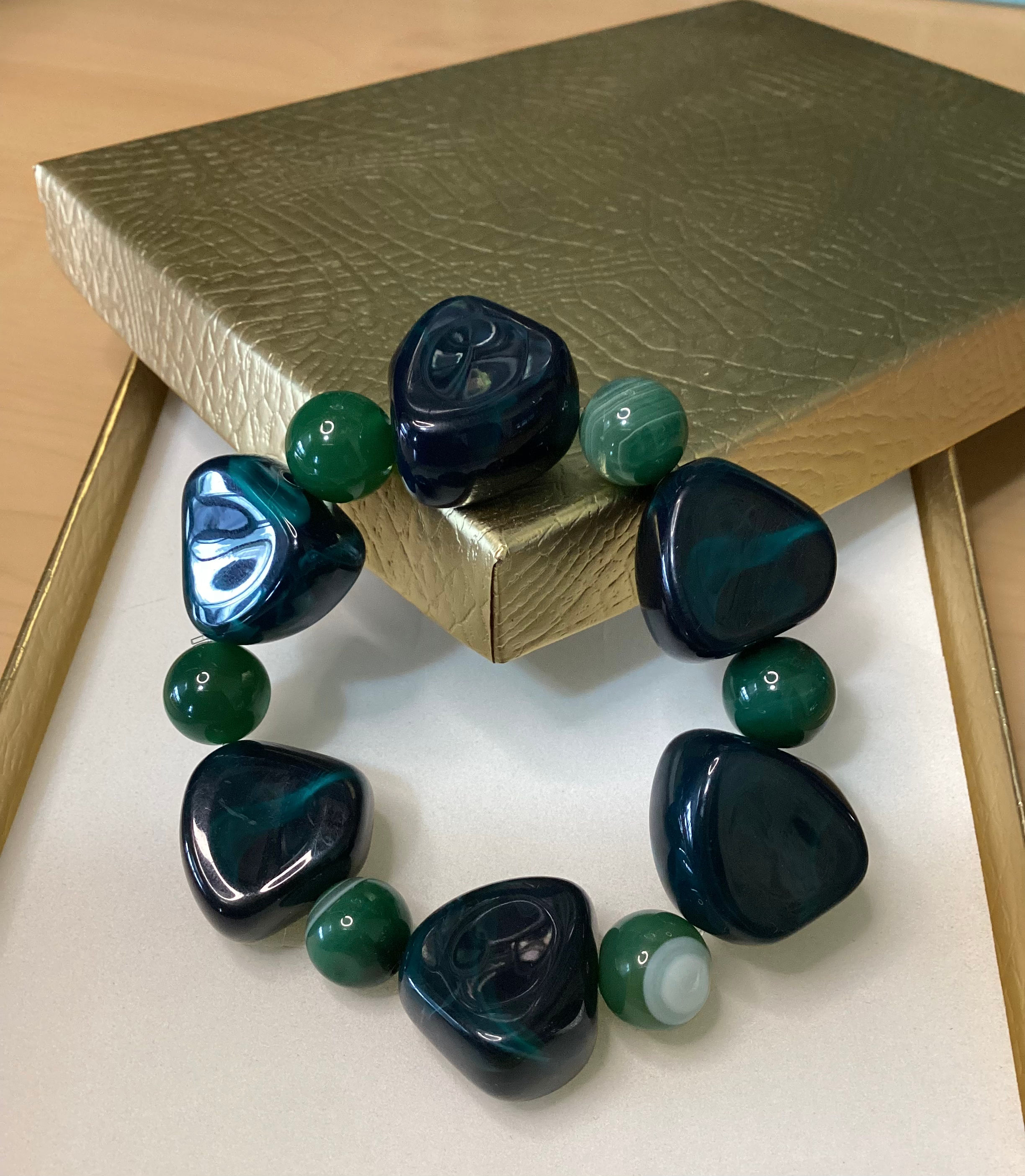 Emerald Tide Multicoloured Bracelet