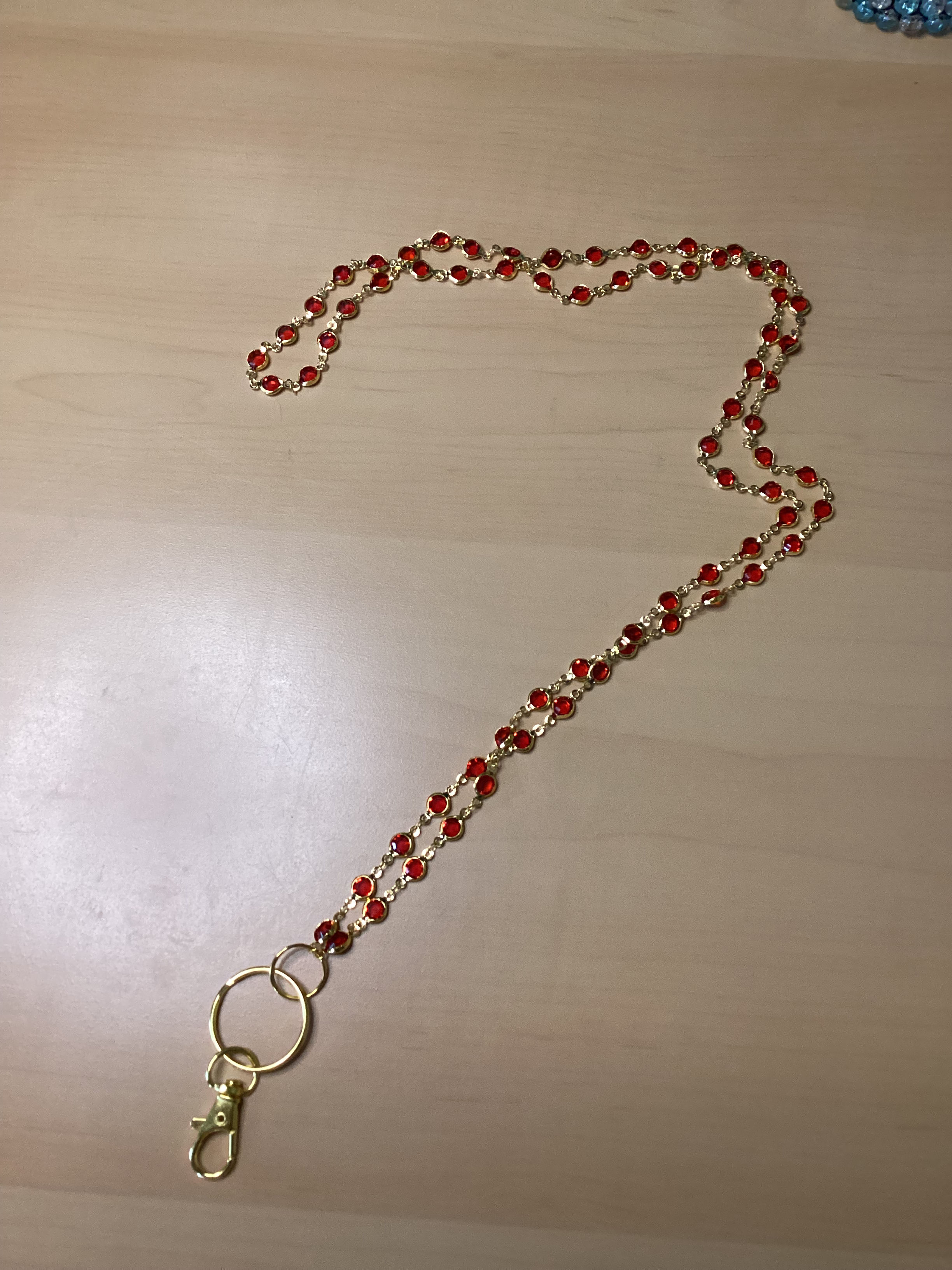 Ruby Radiance Lanyard