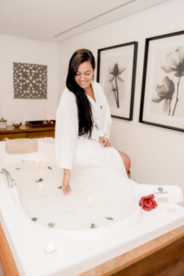 Massagem na banheira