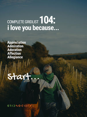 Journalling Inspiration 104: Make Your “I Love You Because” List. Let us not take our loved ones for granted—remind yourself of their value