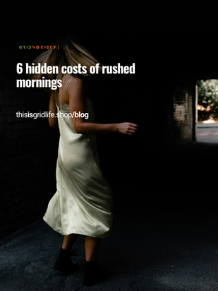 6 hidden costs of rushed mornings when they become a daily habit
