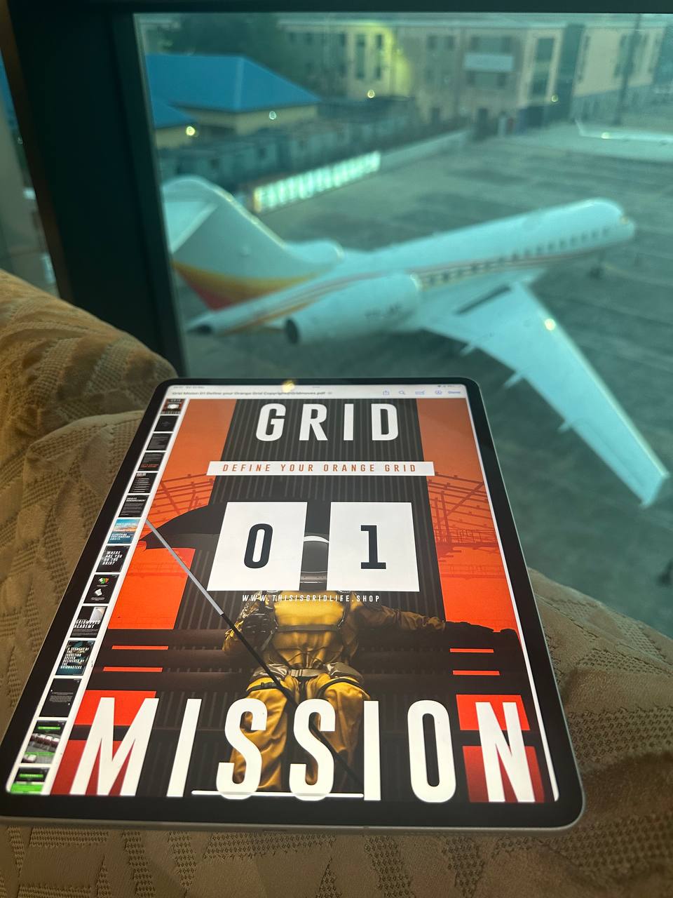 Grid Mission 01 vision workbook used for planning direction and clarity in a structured vision process