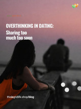 Overthinking in dating article visual showing woman looking out at night, representing emotional uncertainty