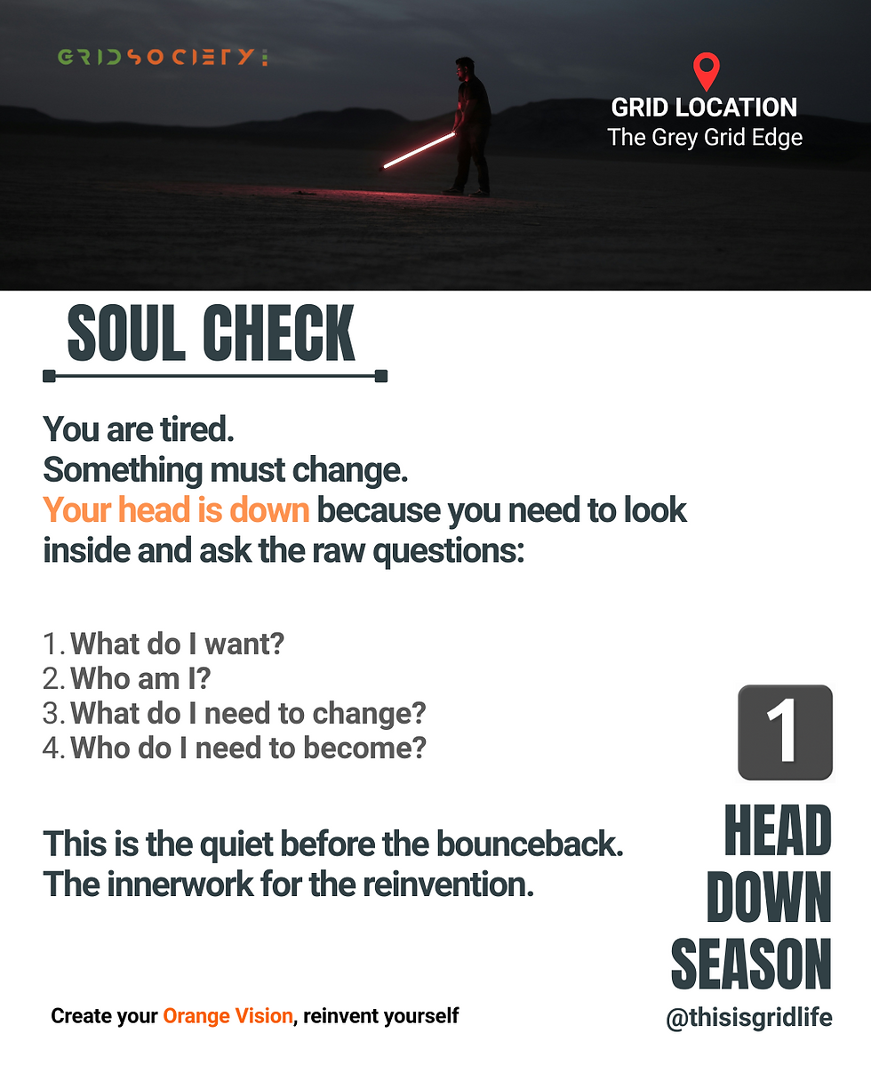 Head Down Season: Stop comparing yourself