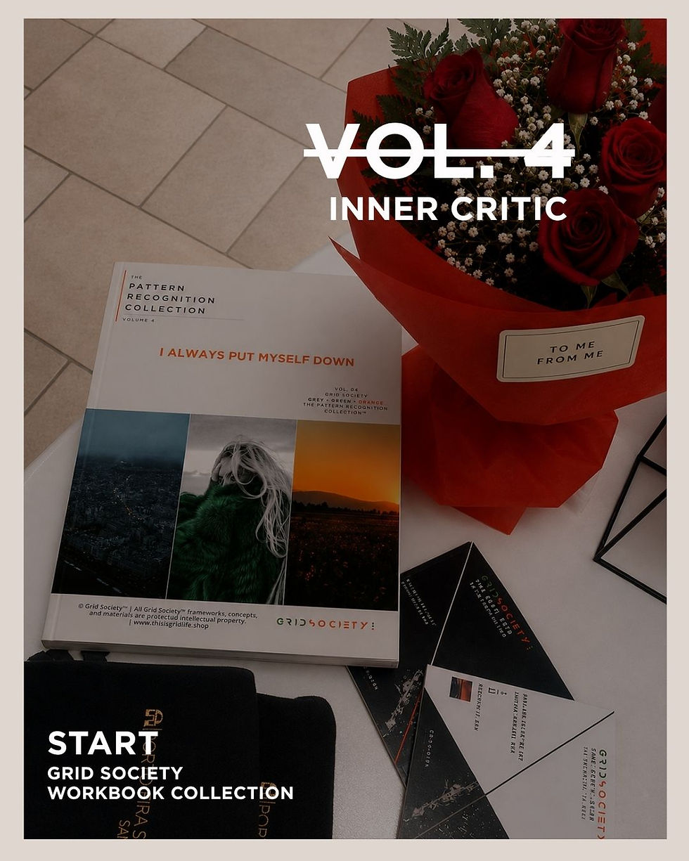 Volume 4: Negative Self-Talk and Inner Critic | Grid Society launches new Pattern Recognition Workbook