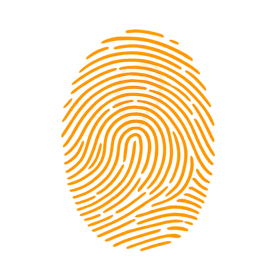 Fingerprint icon representing pattern recognition.