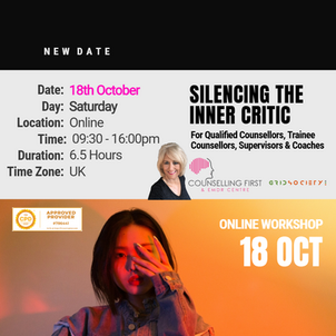This workshop is for qualified counsellors, trainee counsellors, supervisors and coaches who want more than theory and want modern client-ready techniques they can use in practice. It is for practitioners who hear clients wrestle with self-doubt, perfectionism or imposter syndrome and want a framework that goes beyond surface reassurance.