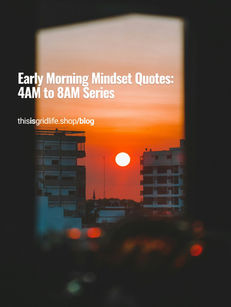 Sunrise between city buildings symbolising early morning mindset and emotional clarity before 8AM, featured in the Grid Society Morning Reset discipline series.