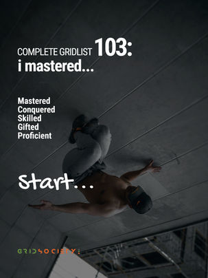 Journalling Inspiration 103: Make your 'MASTER IT' list. I mastered & I will master...