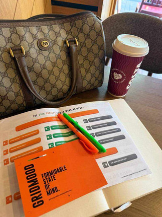 Grid Society Morning Reset workbook and structured journalling tools for clear thinking UK