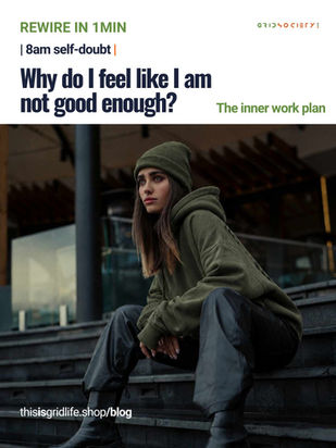 8am self-doubt | Why do I feel like I am not good enough? (Inner work needed!)