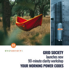 Reset your mornings with Your Morning Power Codes, Grid Society’s new 90-minute clarity session