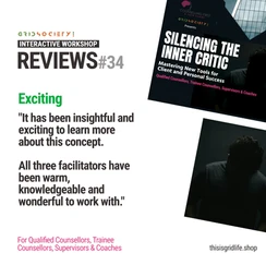 Here is what qualified and trainee Counsellors who attended our Workshop had to say about their experience.