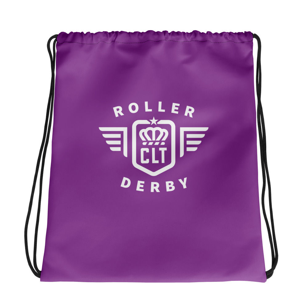 Purple Drawstring Bag