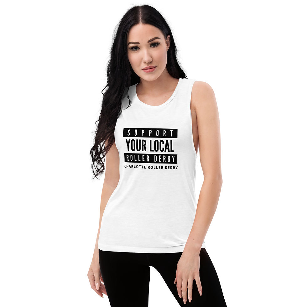 Thumbnail: Support Your Local Roller Derby Flowy Muscle Tank